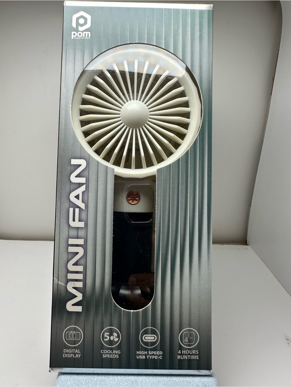 Mini Handheld Fan — White